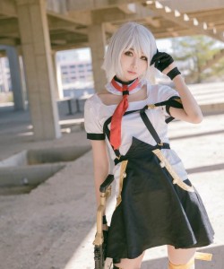 甜美可爱《少女前线》cosplay图片