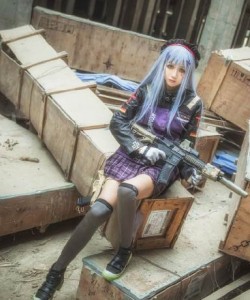 《少女前线》甜美可爱cosplay图片